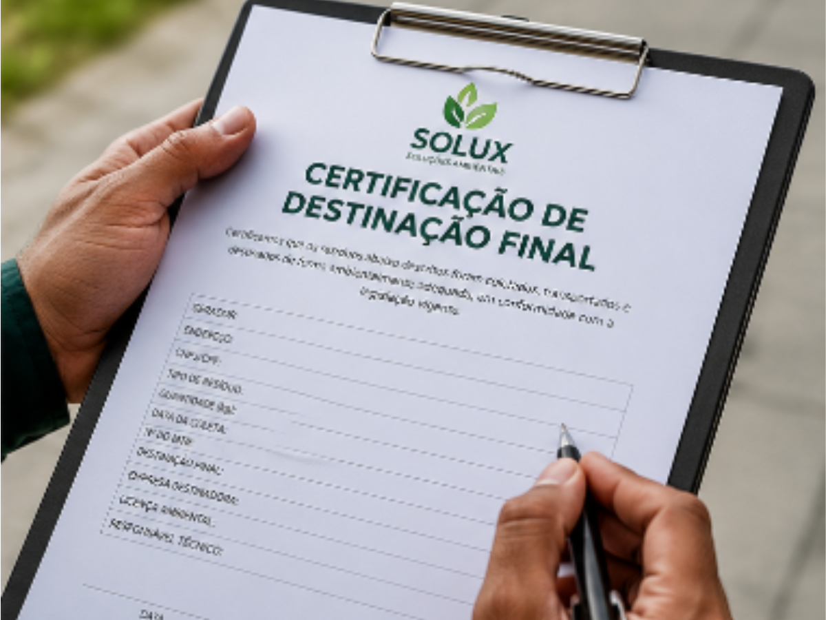 Certificado de Destinação